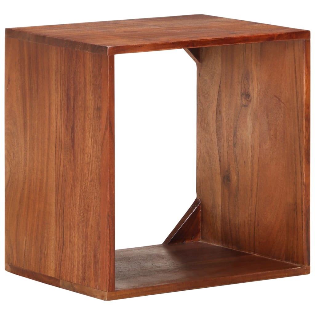 Wall Shelf 40x30x40 cm Solid Acacia Wood