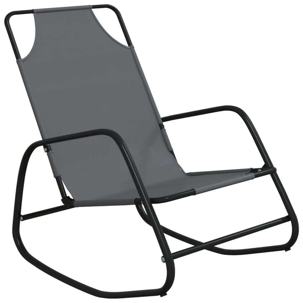 Sun Lounger | Set of 2 | Grey | Powder-coated steel, textilene | Standard