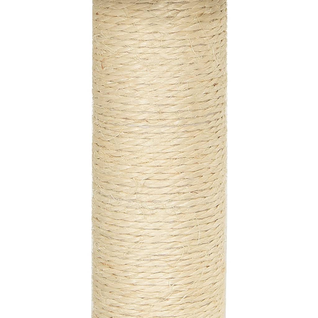 Cat Tree with Sisal Scratching Posts Dark Grey 92 cm