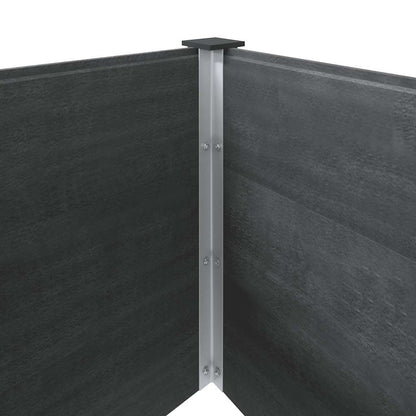 Garden Raised Bed 200x50x91 cm WPC Grey
