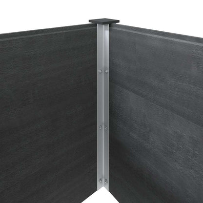Garden Raised Bed 200x100x91 cm WPC Grey