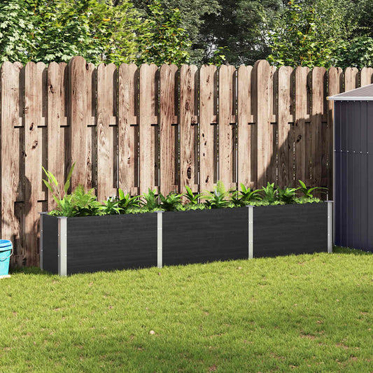 Garden Raised Bed 300x50x54 cm WPC Grey