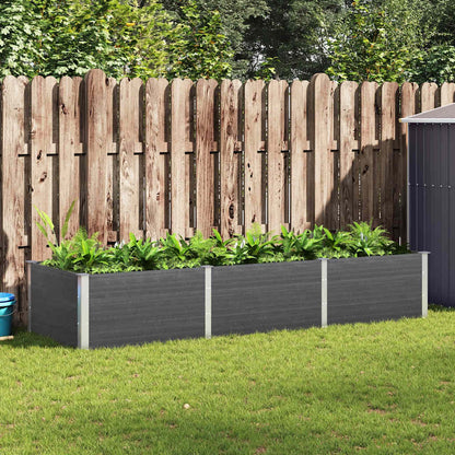 Garden Raised Bed Grey 300x100x54 cm WPC