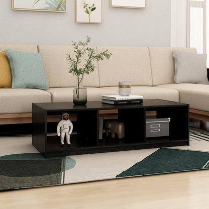 Coffee Table | Black | Solid pinewood | Medium | Storage | Coffee Table