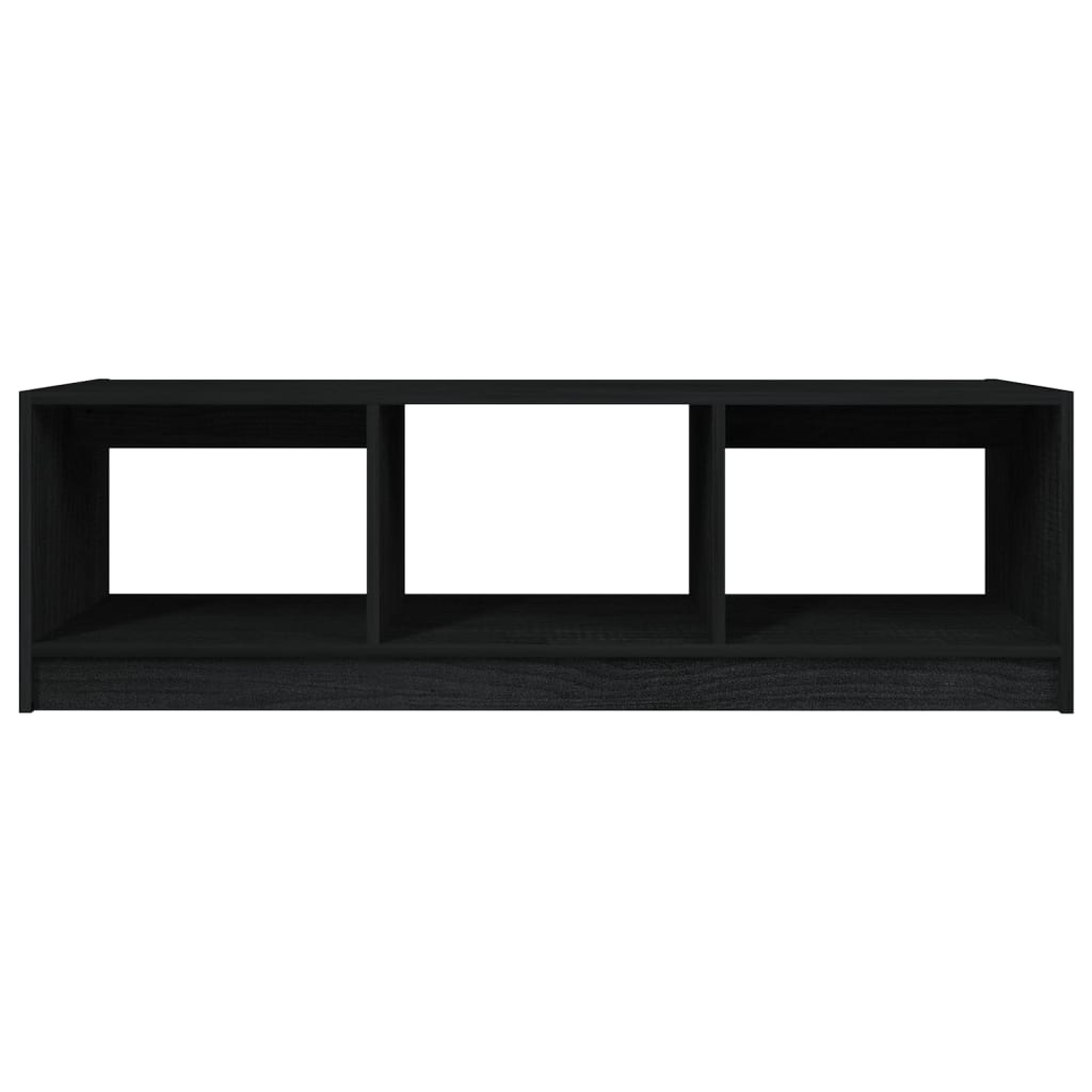 Coffee Table | Black | Solid pinewood | Medium | Storage | Coffee Table