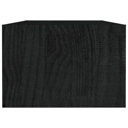 Coffee Table | Black | Solid pinewood | Medium | Storage | Coffee Table