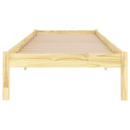 Bed Frame | Natural Wood | Solid Pine Wood | Single | Durable | Bed Frame