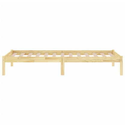 Bed Frame | Natural Wood | Solid Pine Wood | Single | Durable | Bed Frame