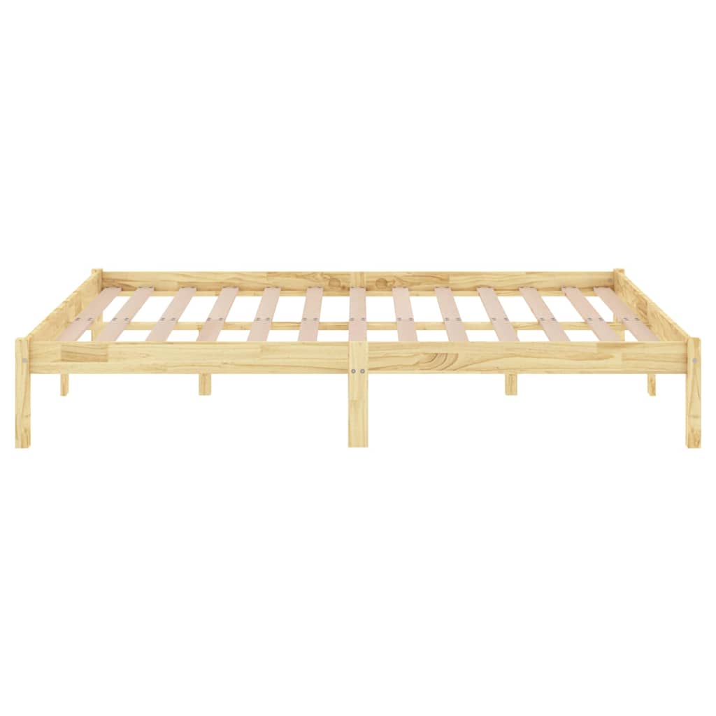 Bed Frame without Mattress Solid Wood 120x200 cm