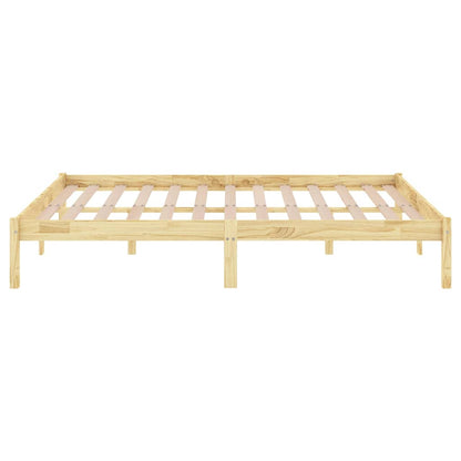 Bed Frame without Mattress Solid Wood 140x200 cm