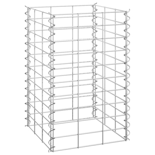 Gabion Raised Beds 3 pcs 30x30x50 cm Iron
