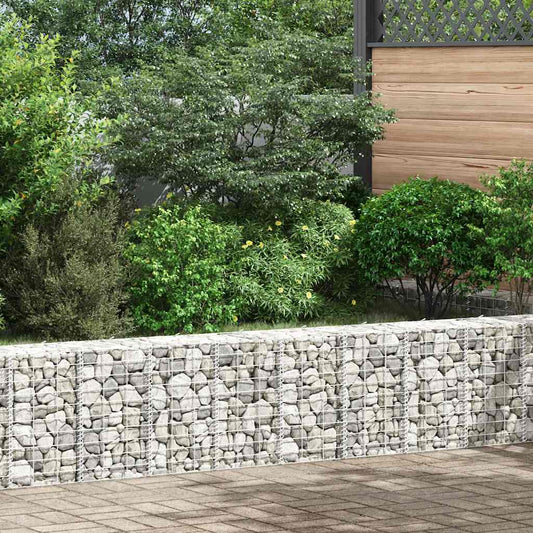 Gabion Raised Beds 3 pcs 30x30x50 cm Iron