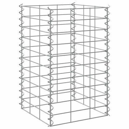 Gabion Raised Beds 3 pcs 30x30x50 cm Iron