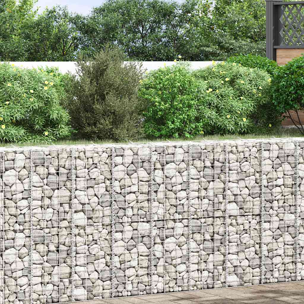Gabion Raised Beds 3 pcs 30x30x100 cm Iron