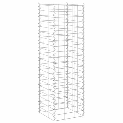 Gabion Raised Beds 3 pcs 30x30x100 cm Iron