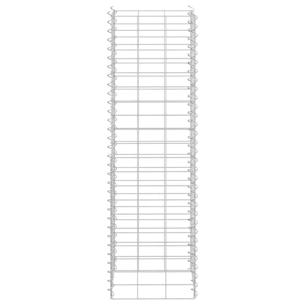 Gabion Raised Beds 3 pcs 30x30x100 cm Iron