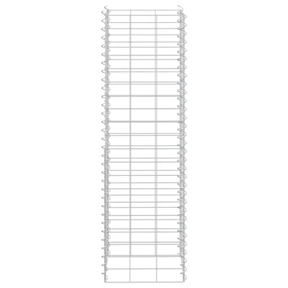 Gabion Raised Beds 3 pcs 30x30x100 cm Iron