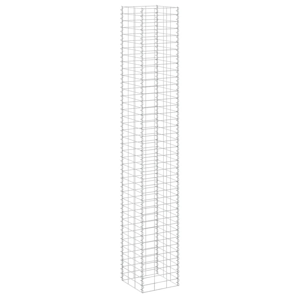 Gabion Raised Beds 3 pcs 30x30x200 cm Iron