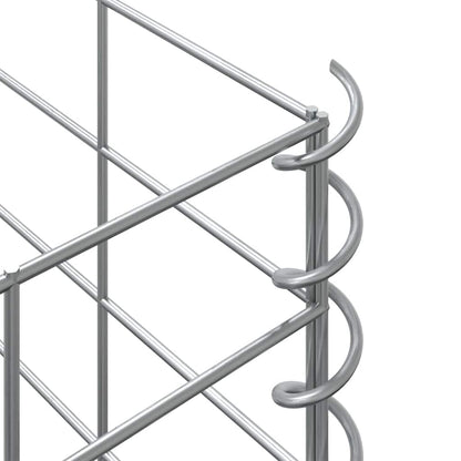 Gabion Raised Beds 4 pcs 30x30x50/100/150/200 cm Iron