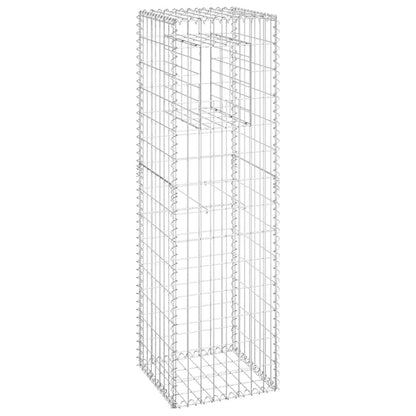 Gabion Basket Post 40x40x140 cm Iron