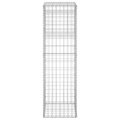 Gabion Basket Post 40x40x140 cm Iron