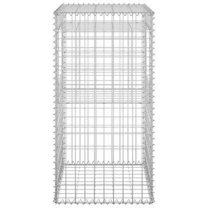 Gabion Basket Post 50x50x100 cm Iron