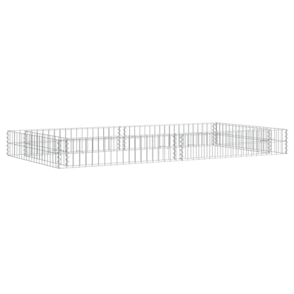 Gabion Raised Bed Galvanised Steel 200x100x20 cm