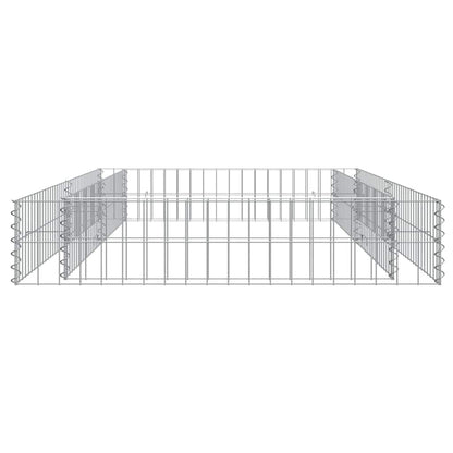 Gabion Raised Bed Galvanised Steel 200x100x20 cm