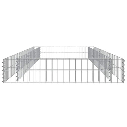 Gabion Raised Bed Galvanised Steel 300x100x20 cm