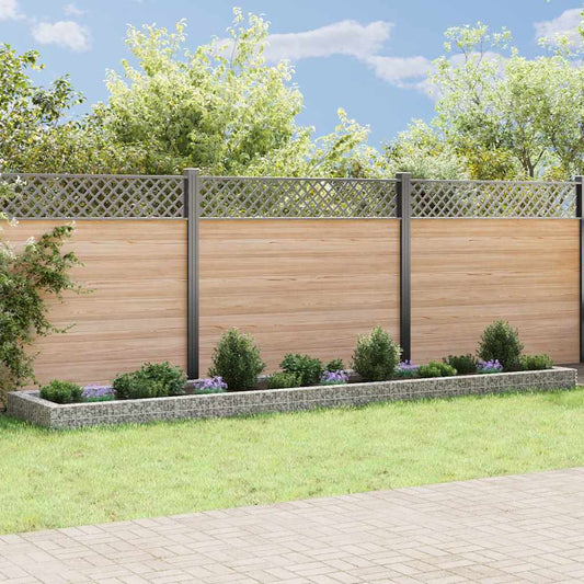 Gabion Raised Bed Galvanised Steel 500x100x20 cm