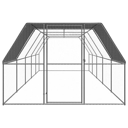 Outdoor Chicken Cage 3x10x2 m Galvanised Steel