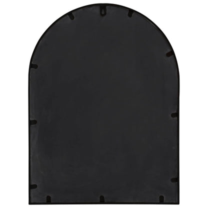 Garden Mirror | Black | Iron, Glass | Medium | Decorative Inlays