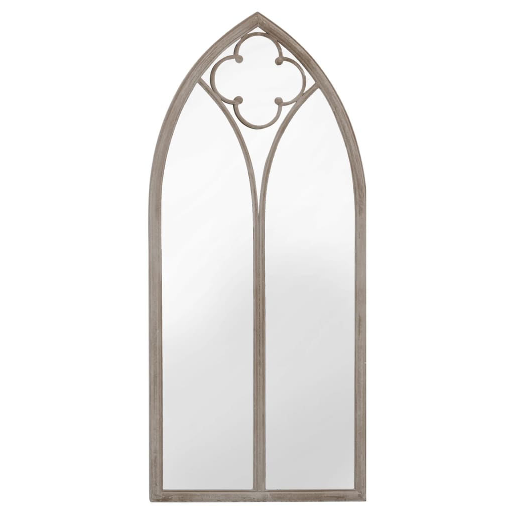 Garden Mirror Sand 100x45 cm Iron for Outdoor Use
