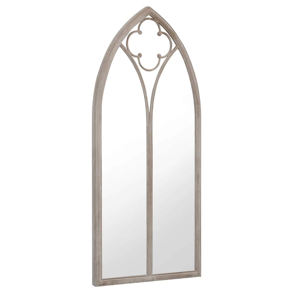 318351 vidaXL Garden Mirror Sand 70x30 cm Iron for Outdoor Use