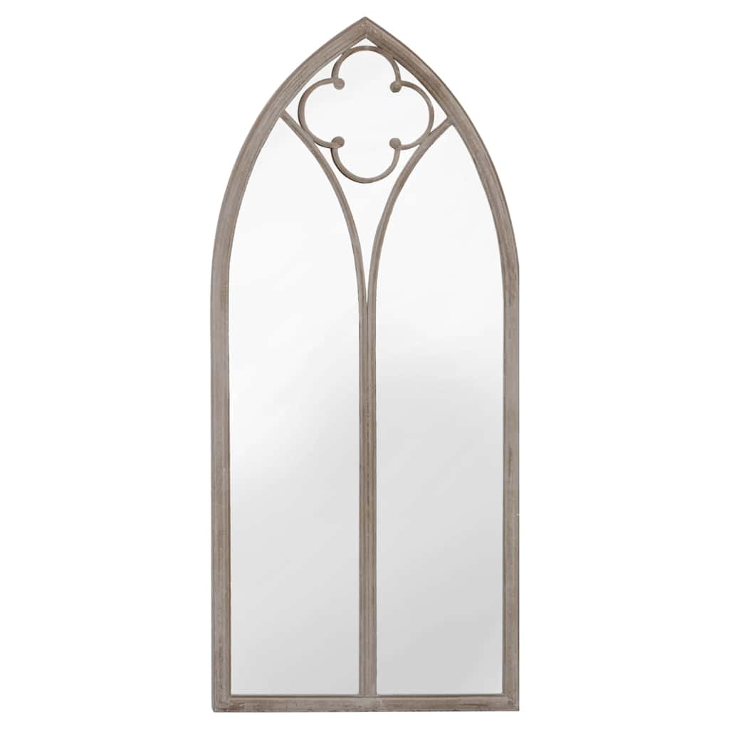 318351 vidaXL Garden Mirror Sand 70x30 cm Iron for Outdoor Use