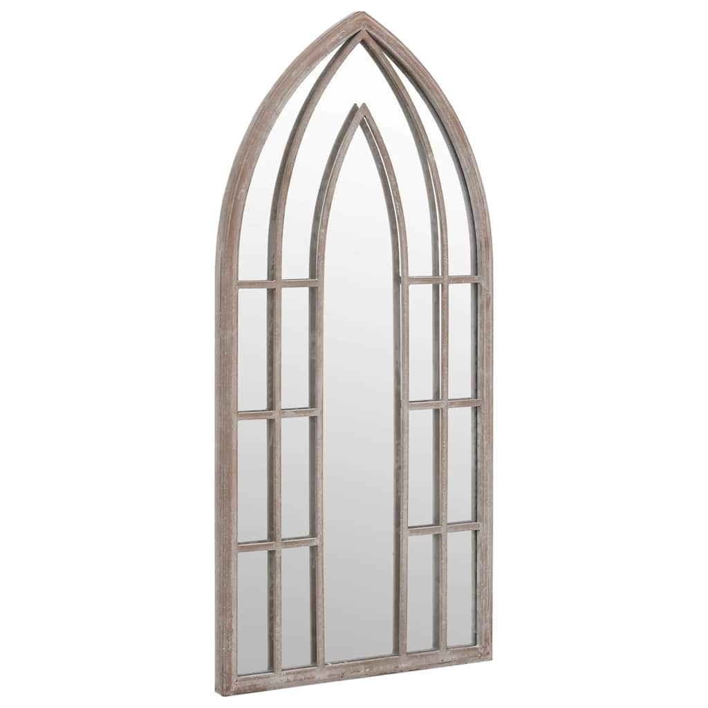 318353 vidaXL Garden Mirror Sand 100x45 cm Iron for Outdoor Use
