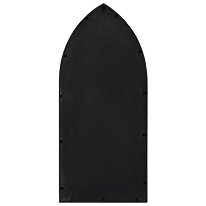 Garden Mirror | Black | Iron, Glass | Decorative Inlays | Garden Mirror