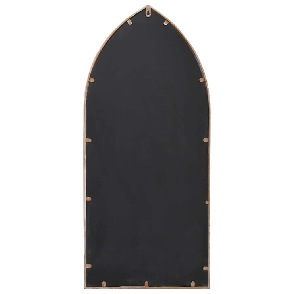 318361 vidaXL Garden Mirror Sand 100x45 cm Iron for Outdoor Use