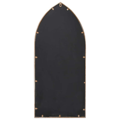 318361 vidaXL Garden Mirror Sand 100x45 cm Iron for Outdoor Use