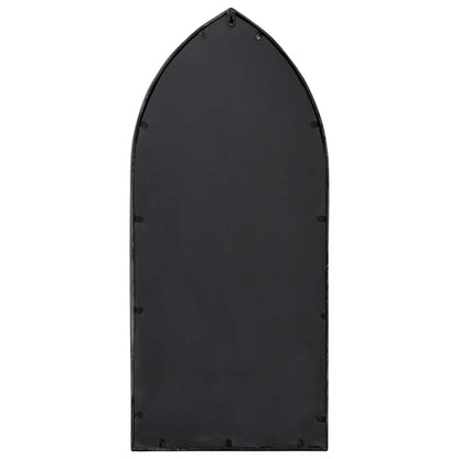 318362 vidaXL Garden Mirror Black 100x45 cm Iron for Outdoor Use