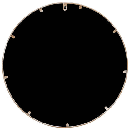 318369 vidaXL Garden Mirror Sand 40x2,5 cm Iron Round for Outdoor Use