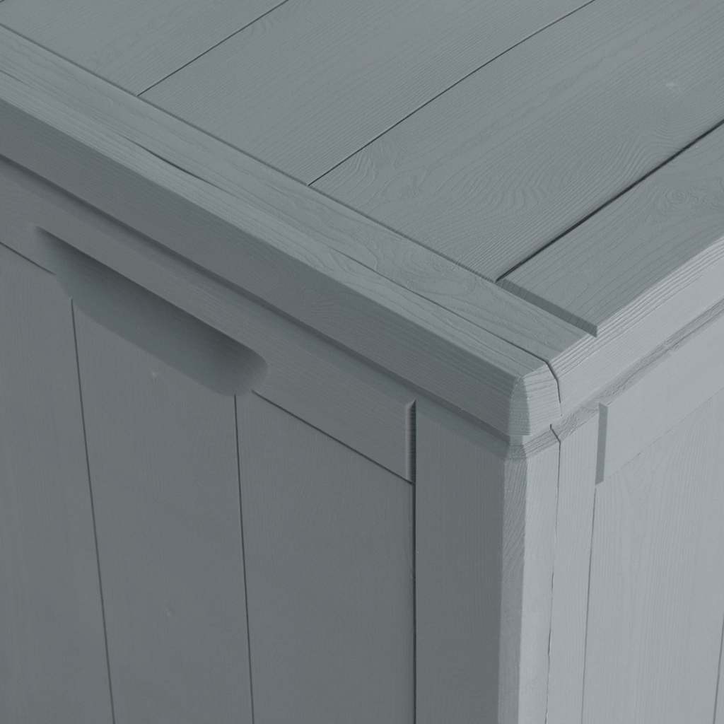 Storage Box | Grey | Polypropylene | Large | Modern | Lightweight