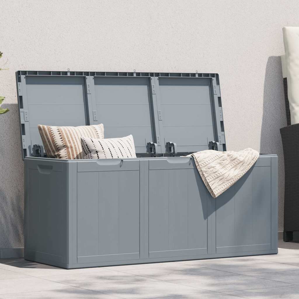 Storage Box | Grey | Polypropylene | Large | Modern | Lightweight