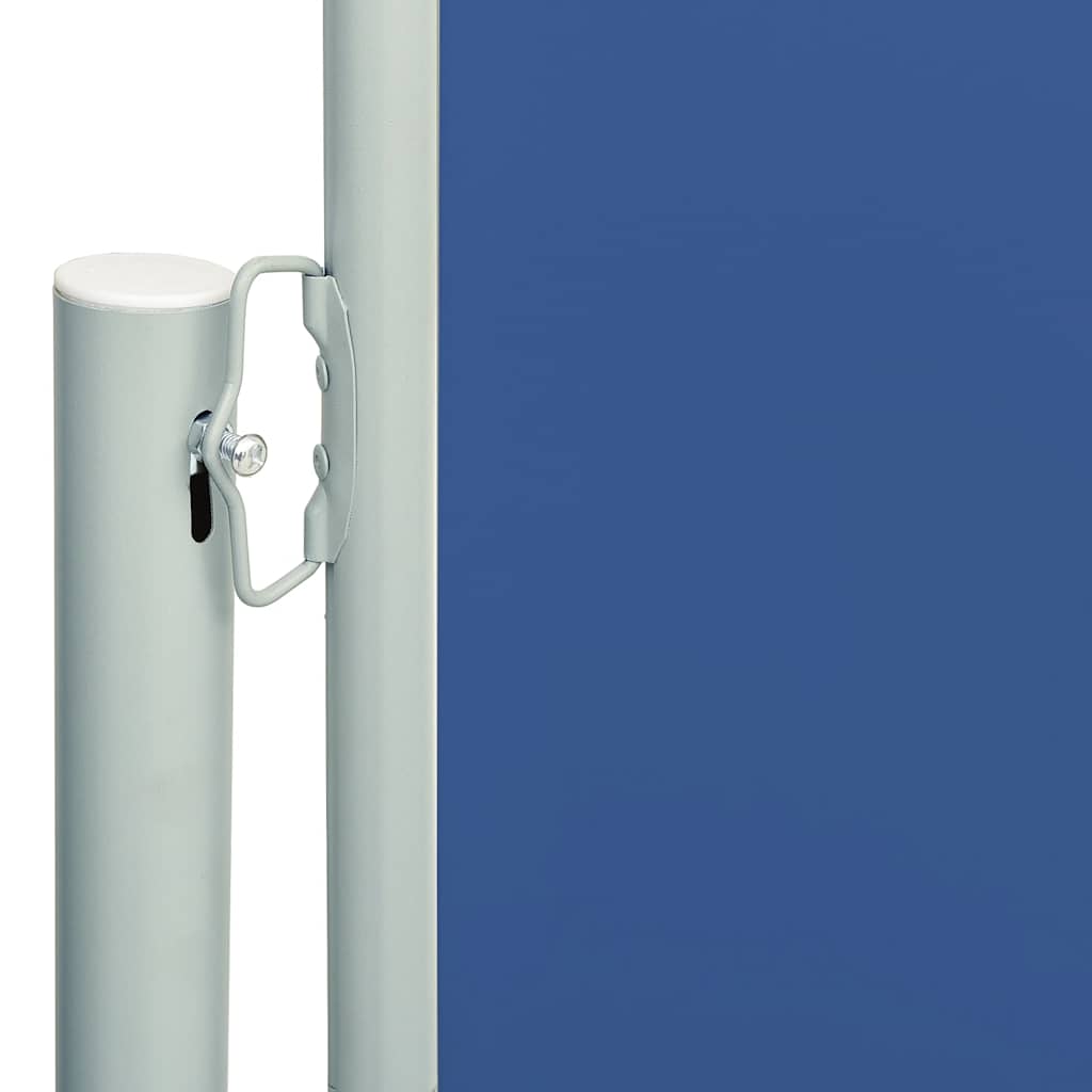 Patio Retractable Side Awning 117x600 cm Blue