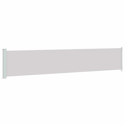 Patio Retractable Side Awning 117x600 cm Grey