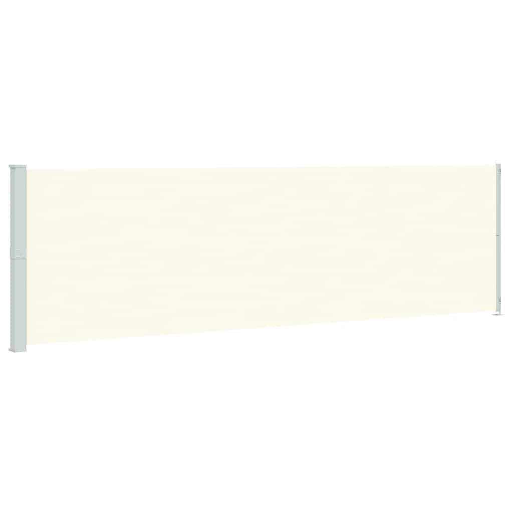 Patio Retractable Side Awning 180x600 cm Cream