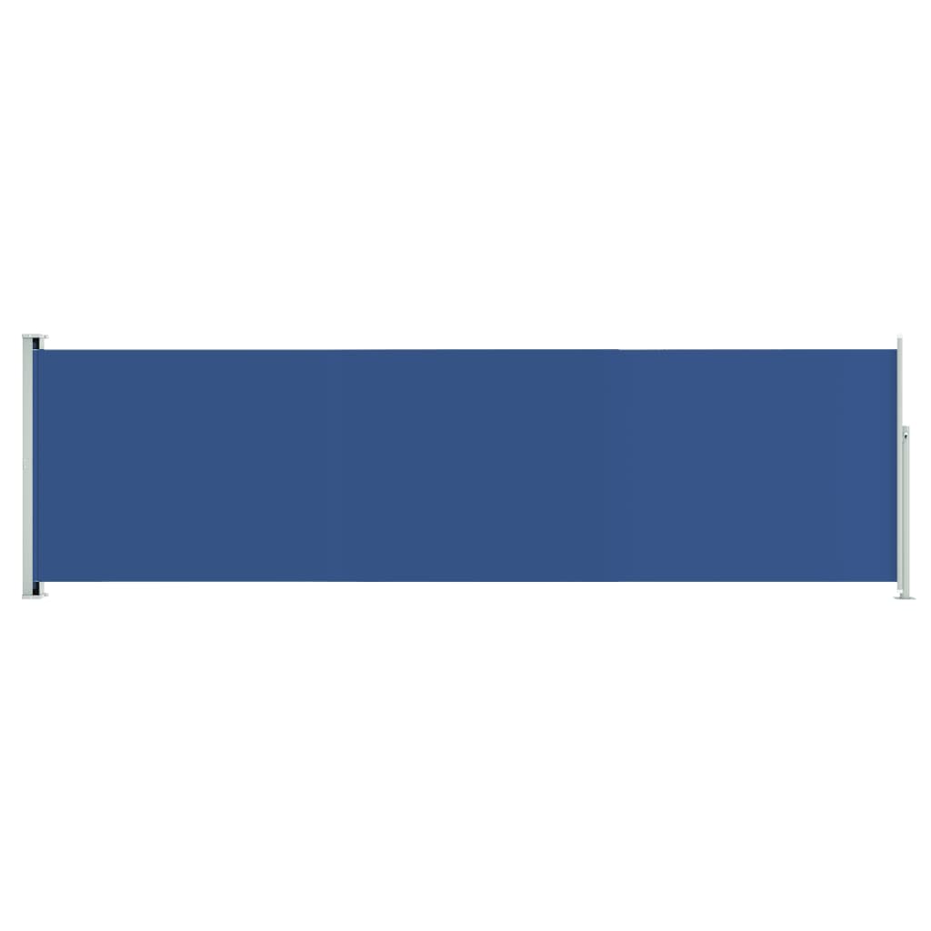 Patio Retractable Side Awning 180x600 cm Blue