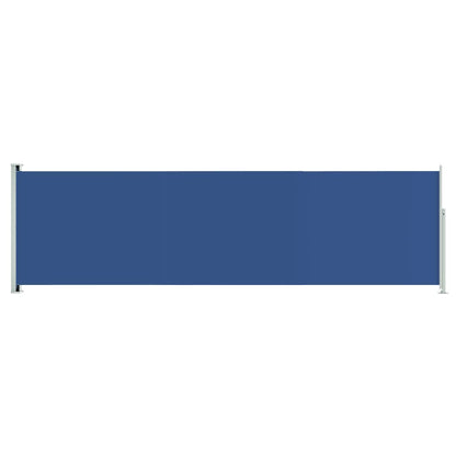 Patio Retractable Side Awning 180x600 cm Blue
