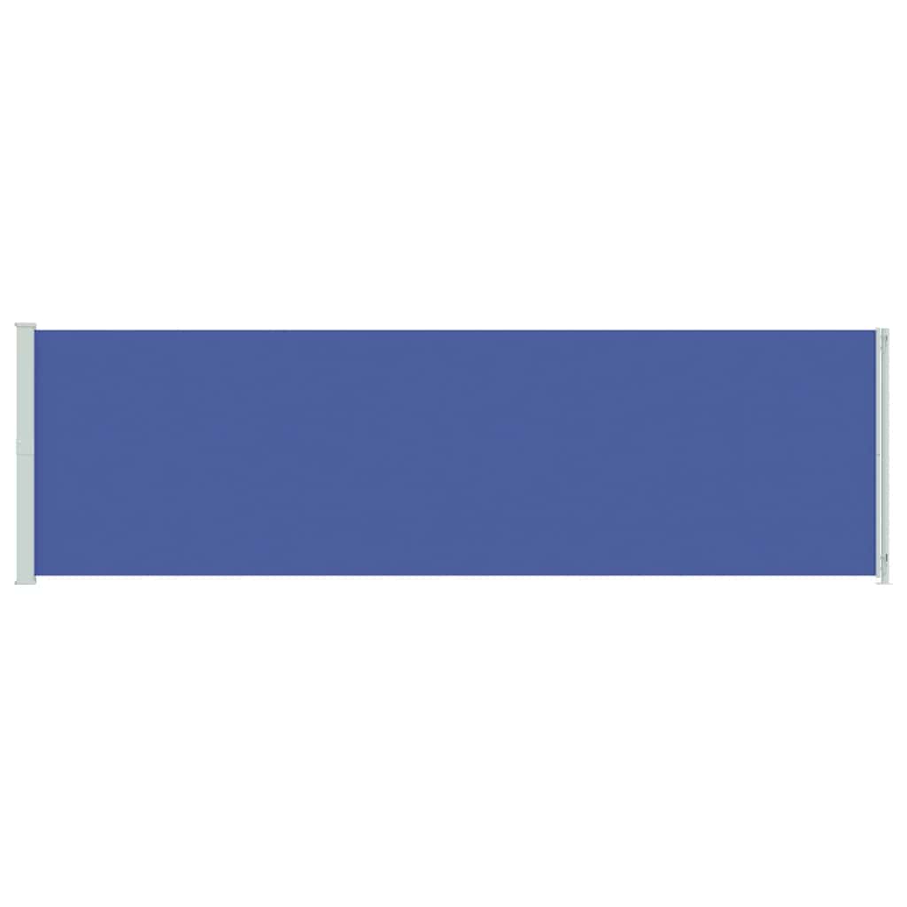 Patio Retractable Side Awning 180x600 cm Blue