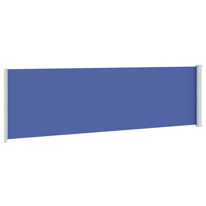 Patio Retractable Side Awning 180x600 cm Blue